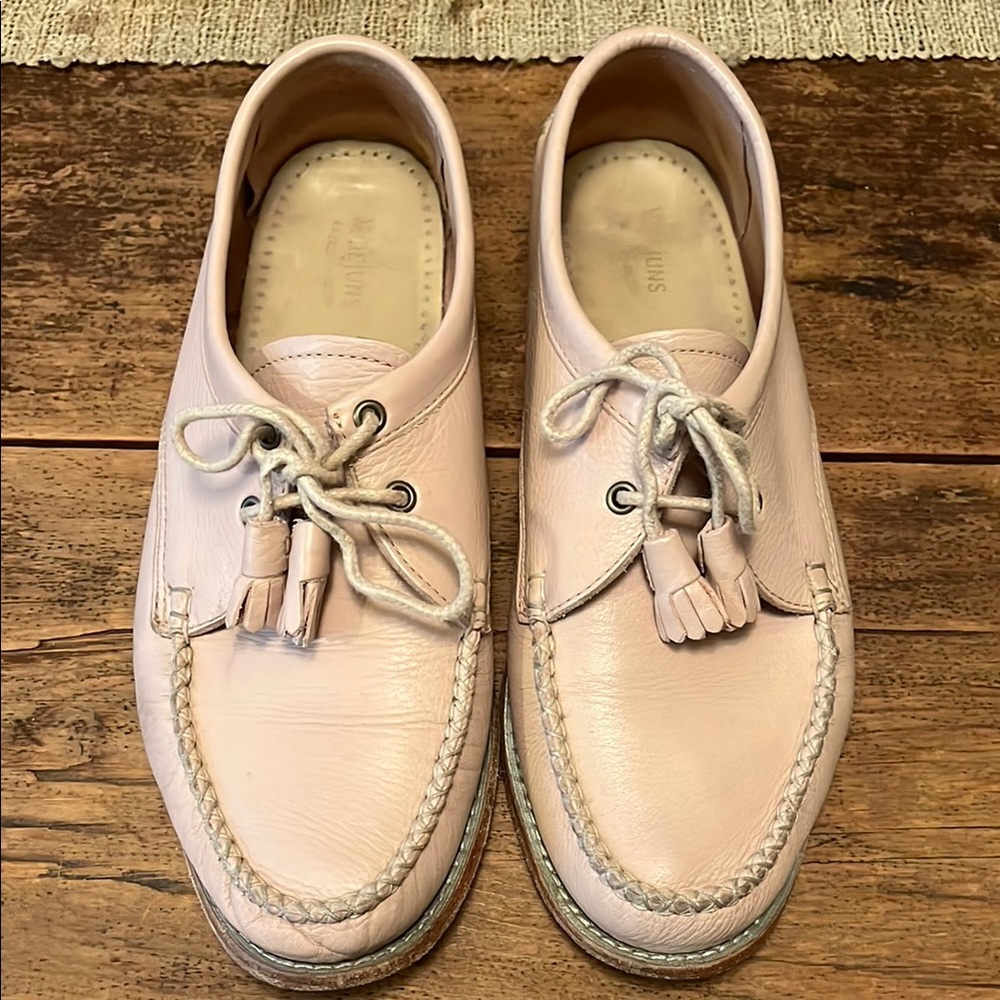 G.H. Bass & Co. Weejuns Pink Leather Loafers